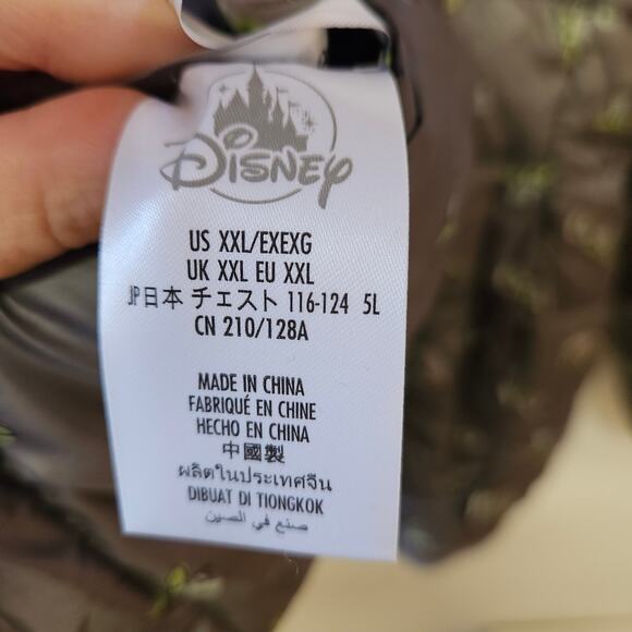Disney Star Wars Grogu Gray Puffer Coat Size XXL NWT Reversible Baby Yoda - Picture 8 of 12